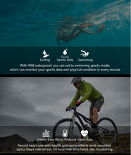 Load image into Gallery viewer, C21 Men Smart Watch 5ATM Waterproof for iPhone Android Phone - Black_6